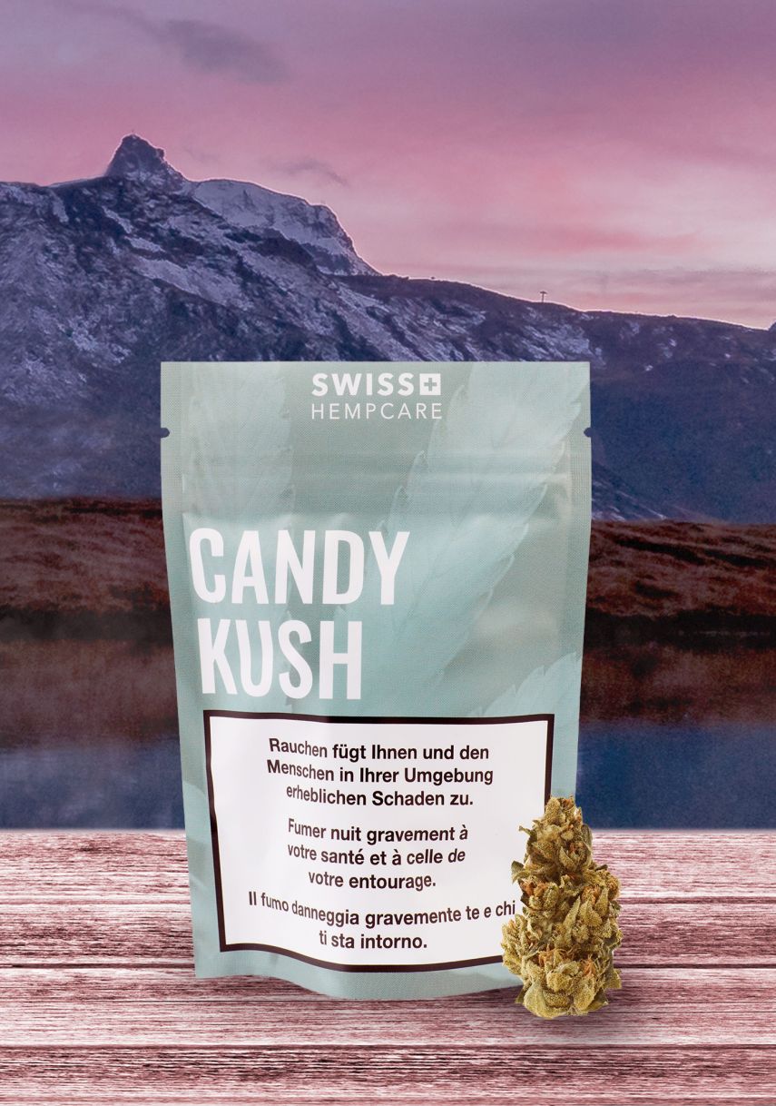 CBD Produkte - Candy Kush Blüten von Swiss Hempcare