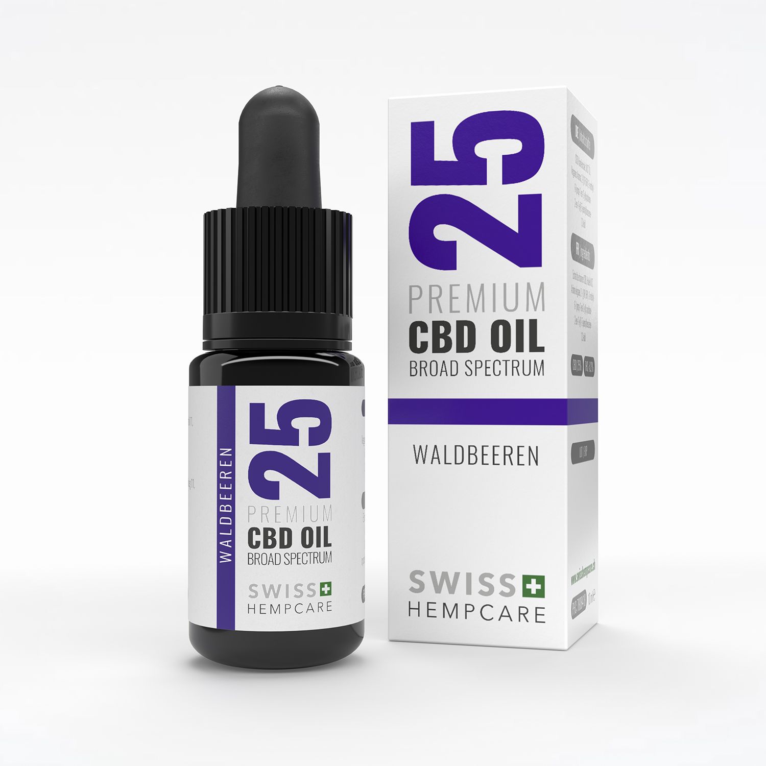 CBD Öl 25% Waldbeeren von Swiss Hempcare